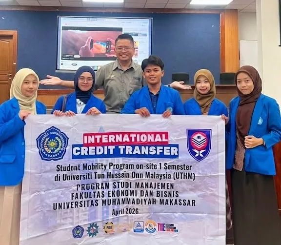 Mahasiswa FEB Unismuh Berbagi Inspirasi Kepemimpinan di UTHM Malaysia