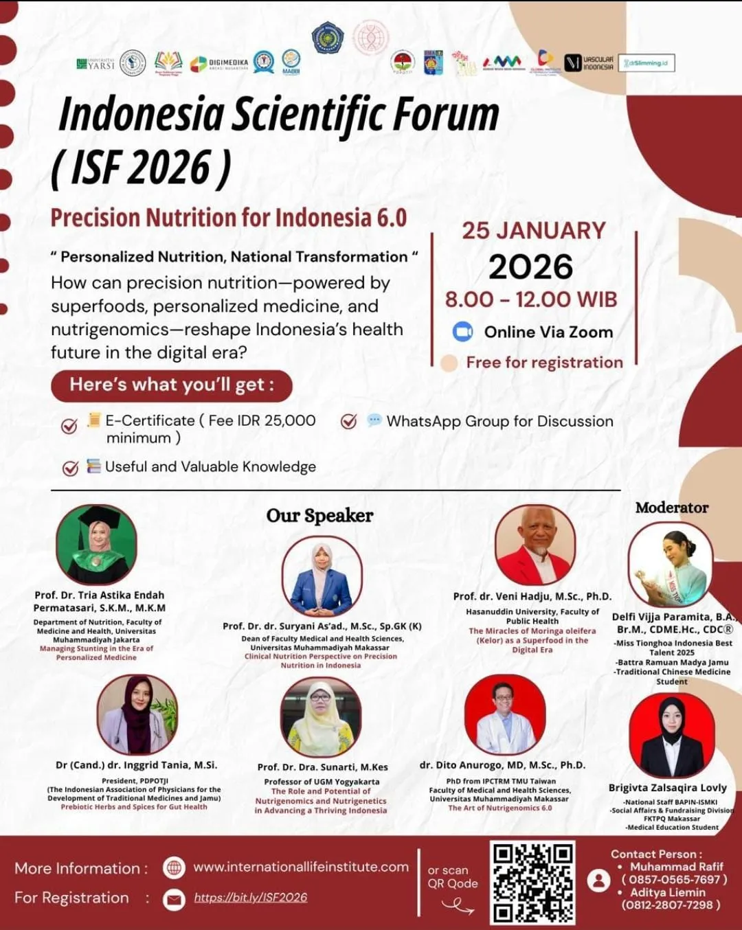 FKIK Unismuh Makassar–ILI Gelar ISF 2026, Angkat Precision Nutrition untuk Kesehatan Indonesia