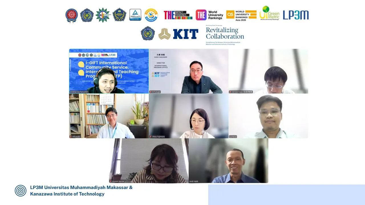 Perkuat Jejaring Global, Unismuh Makassar Sambut Dua Profesor dari Jepang