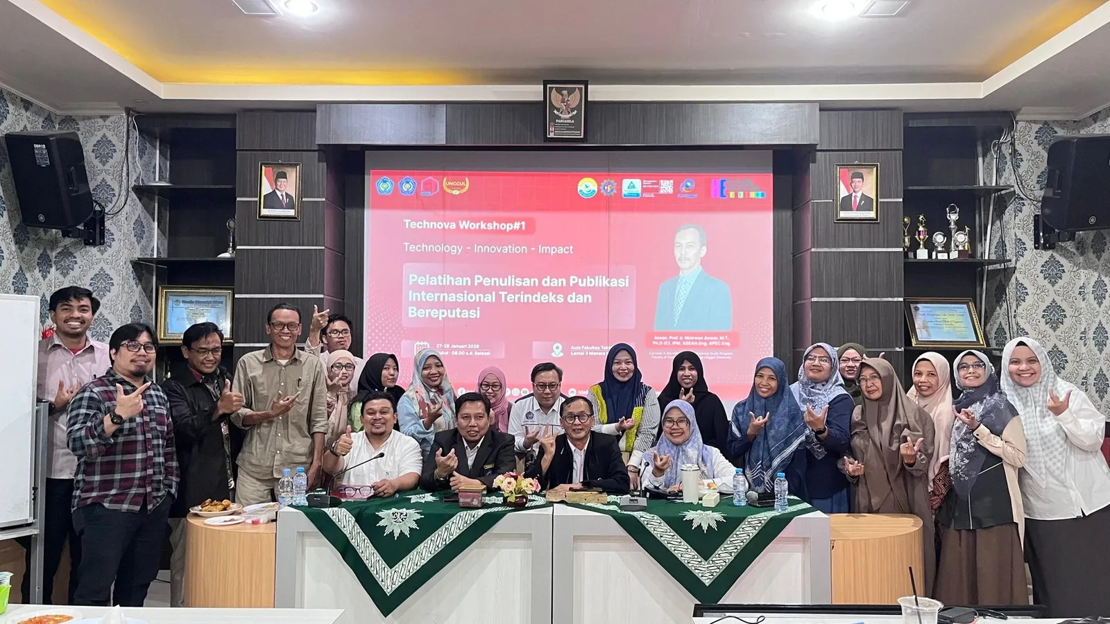 Gelar Workshop Technova, Fakultas Teknik Unismuh Makassar Targetkan Book Chapter Scopus