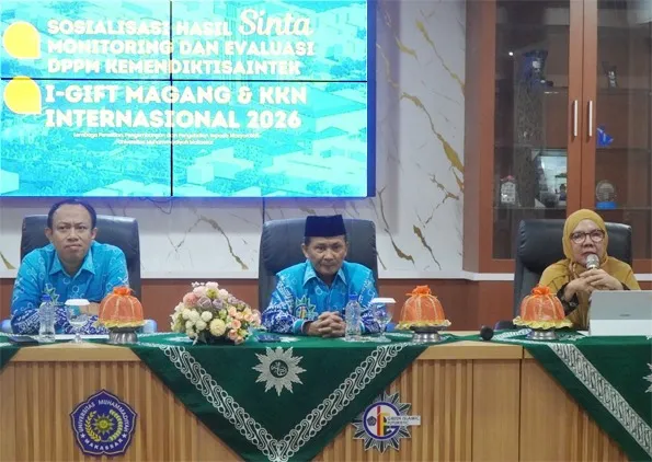 LP3M Unismuh Makassar Gelar Rapat Koordinasi, Bahas Magang Internasional dan Evaluasi DPPM