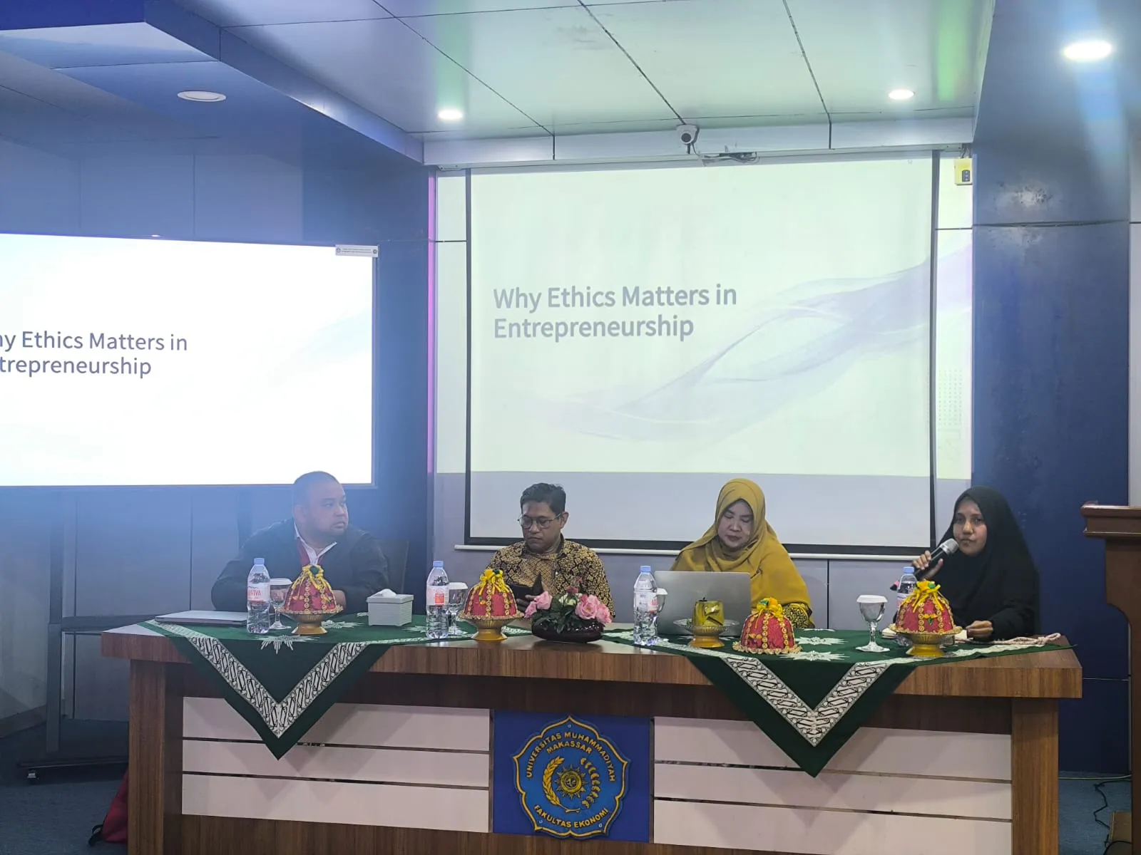 FEB Unismuh Makassar Gelar Kuliah Tamu Internasional Bahas Wirausaha sebagai Pilihan Karier