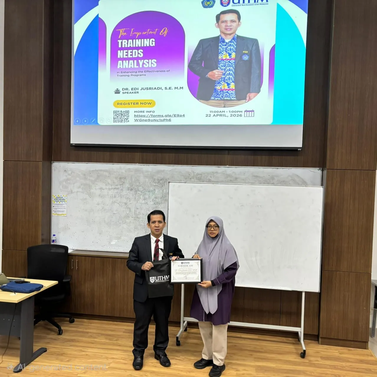 Dekan FEB Unismuh Makassar Beri Kuliah Tamu di UTHM, Perkuat Kolaborasi Akademik Internasional