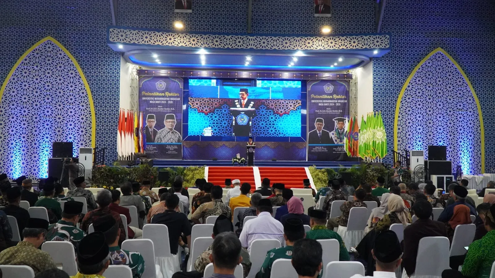 Dilantik Jadi Rektor Unismuh, Abd Rakhim Nanda Targetkan Unismuh Masuk Ring Asia