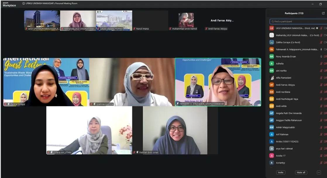 SWSC Unismuh Gandeng UTHM Malaysia Perkuat Edukasi Green Campus dan Waste Management