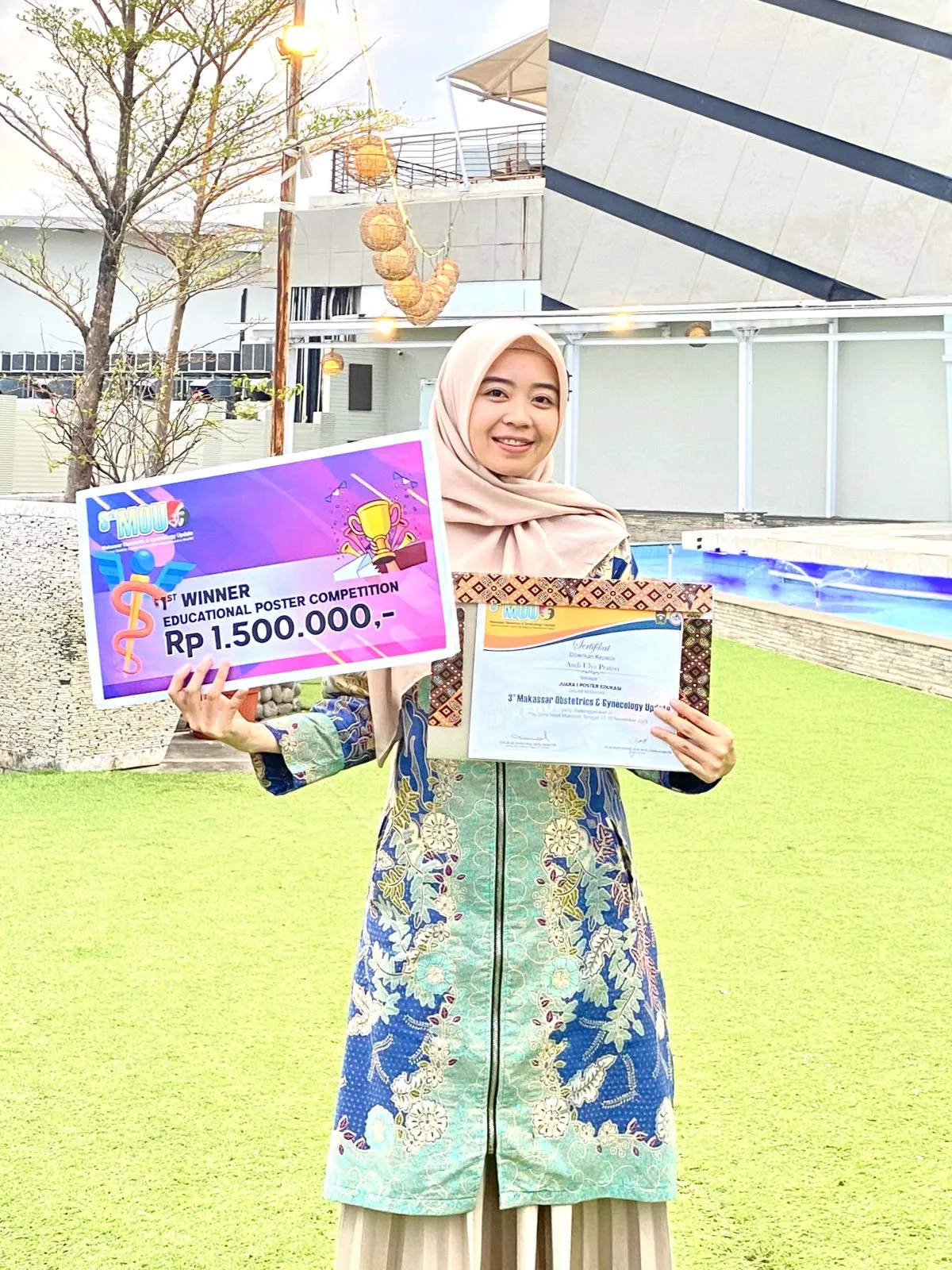 Indri dan Mimpi Besarnya, Kisah Mahasiswi Berprestasi Prodi Pendidikan Dokter Unismuh Makassar