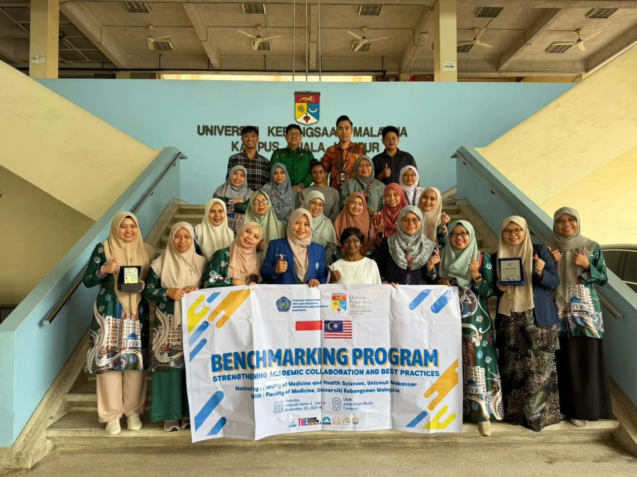 Perkuat Internasionalisasi, FKIK Unismuh Benchmarking ke Universiti Kebangsaan Malaysia