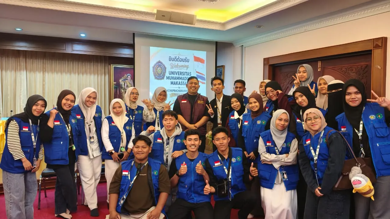 Diterima Mitra Sekolah, Mahasiswa Unismuh Makassar Mulai KKN Internasional di Thailand Selatan